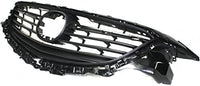 Front Grille Assembly Textured Gray Shell and Insert Plastic Direct Replacement Compatible With 2014-2017 Mazda 6 MA1200192 GHP950712E