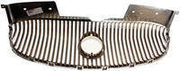 Front Grille Chrome Shell And Insert Without Moulding Direct Replacement Compatible With 2006-2009 Buick Lucerne GM1200556 25768116