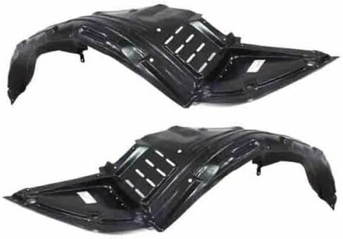 Front Engine Splash Shield + Fender Liner Left Driver & Right Passenger Side Direct Replacement Compatible With 2007-2010 Nissan Altima / 2009-2014 Maxima NI1249119 NI1248119