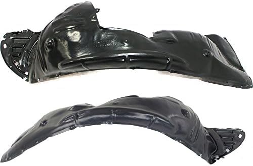 Set Of 2 Front Fender Liner Right Passenger & Left Driver Side Direct Replacement Compatible With 2014-2017 Honda Odyssey HO1249151 HO1248151 74101TK8A10 74151TK8A10