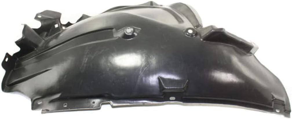 Front Fender Liner Rear Section Right Passenger Side Direct Replacement Compatible With 2009-2013 Infiniti FX35 / 2014-2017 QX70 IN1249118 638421CA0A