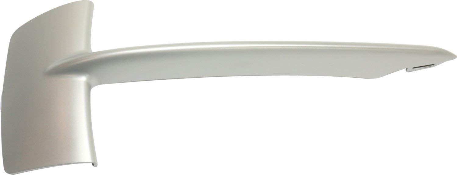 Set of 2 Front Bumper Molding Primed Left Driver & Right Passenger Side Direct Replacement Compatible with 2014-2018 BMW X5 BM1039152 BM1038152 51117303114 51117303113