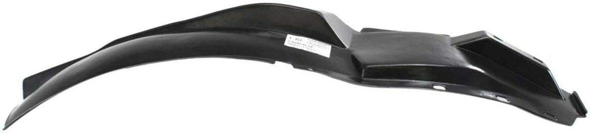 Front Fender Liner Rear Section Left Driver Side Direct Replacement Compatible With 1995-2005 Chevrolet Cavalier GM1248113 22613215