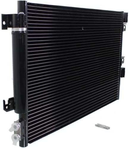 Front AC Condenser Aluminum Core Direct Replacement Compatible With 2007-2017 Jeep Patriot / 2010-2012 Dodge Caliber / 2011-2017 Compass CH3030246 68078975AB