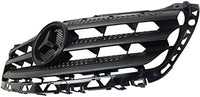 Front Grille Assembly Prime Shell And Insert With Molding Plastic Direct Replacement Compatible With 2014-2018 Mercedes Benz Sprinter MB1200194 90688805239B51