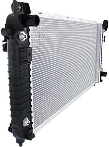 Front Radiator Aluminum Core Direct Replacement Compatible With 2014-2015 Chevrolet Silverado/GMC Sierra 1500/2015-2017 Suburban / 2016 Yukon GM3010565 84207656