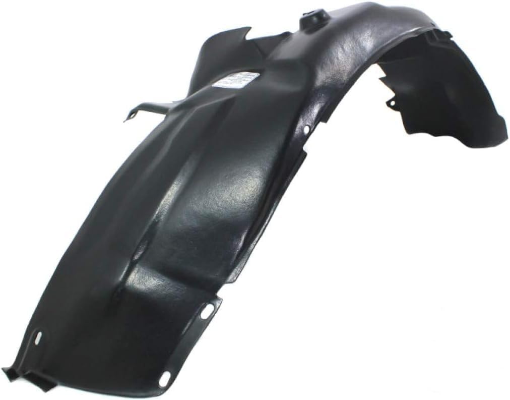 Front Fender Liner Right Passenger Side Direct Replacement Compatible with 2000-2004 Kia Spectra KI1251105 0K2N156131