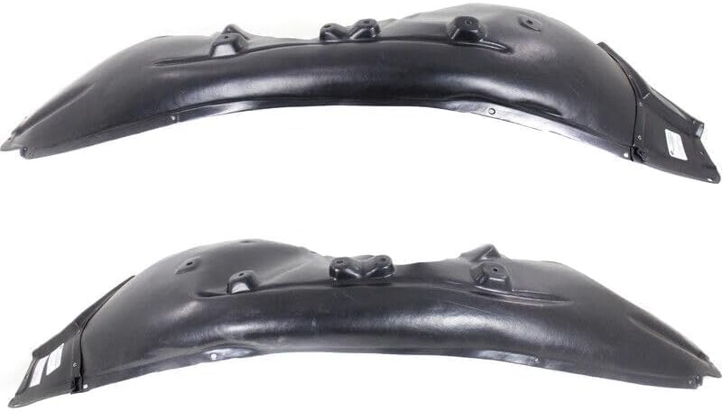 Set Of 2 Front Fender Liner Right Passenger & Left Driver Side Direct Replacement Compatible With 2015-2018 Dodge Charger CH1249177 CH1248177 68477156AB 68477156AA 68477157AB