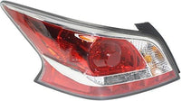 Set Of 2 Tail Light Assembly Plastic Left Driver & Right Passenger Side Direct Replacement Compatible With 2014-2015 Nissan Altima NI2801203 NI2800203 265509HM0A 265559HM0A