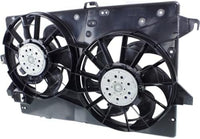 Front Dual Fan Assembly Plastic Direct Replacement Compatible with 1995-2000 Ford Contour / 1999-2002 Mercury Cougar FO3115115 F8RZ8C607GE