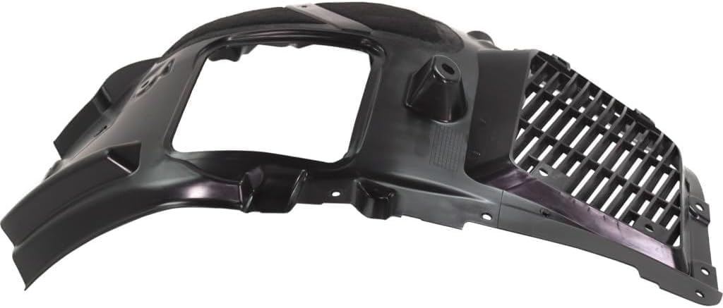 Front Fender Liner Middle Section Right Passenger Side Direct Replacement Compatible With 2017-2023 BMW 5-Series BM1249157 51717340786