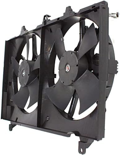 Front Radiator Cooling Fan Assembly Plastic Direct Replacement Compatible with 2007-2009 Nissan 350Z NI3115136 21481EV02B