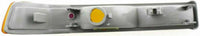 Front Grille Primed With Chrome Center Bar + Signal Lamp + Head Lights Left Driver & Right Passenger Side Direct Replacement Compatible With 1998-2004 Chevrolet S10/Blazer GM1200419