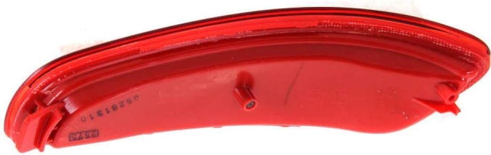 Rear Bumper Reflector Plastic Left Driver Side Direct Replacement Compatible With 2010-2012 Hyundai Santa HY1184107 924082B510