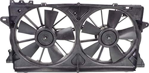Front Radiator Dual Cooling Fan Assembly Plastic Direct Replacement Compatible with 2010-2014 Ford F-150/2010-2017 Lincoln Navigator/Expedition FO3115184 FO3115213