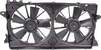 Front Radiator Dual Cooling Fan Assembly Plastic Direct Replacement Compatible with 2010-2014 Ford F-150/2010-2017 Lincoln Navigator/Expedition FO3115184 FO3115213