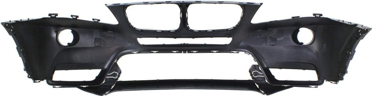 Front Bumper Cover Primed Direct Replacement Compatible With 2011-2014 BMW X3 BM1000252 51117210451
