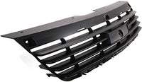 Front Bumper Upper & Lower Grille Primed Shell And Insert Plastic Direct Replacement Compatible With 2006-2008 Chevrolet Malibu GM1200537 GM1200558 15266333 15266336