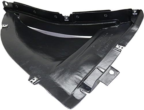 Front Lower Section Fender Liner Plastic Right Passenger Side Direct Replacement Compatible With 2010-2015 BMW 7-Series BM1251132 51757898892