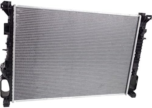 Front Radiator Aluminum Core Direct Replacement Compatible With 2003-2005 Mercedes Benz E320 / 2006-2009 E350 MB3010155 2115000102