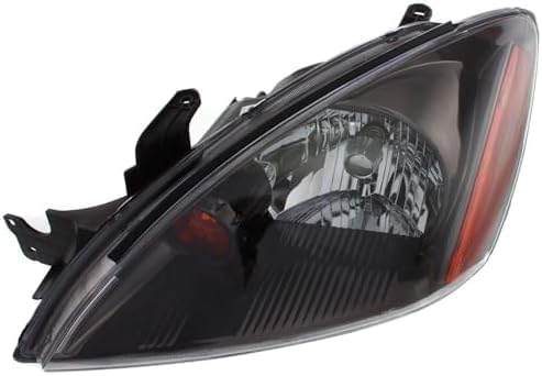Front Head Light Assembly Plastic Left Driver Side Direct Replacement Compatible With 2004-2007 Mitsubishi Lancer MI2502135 MN154899