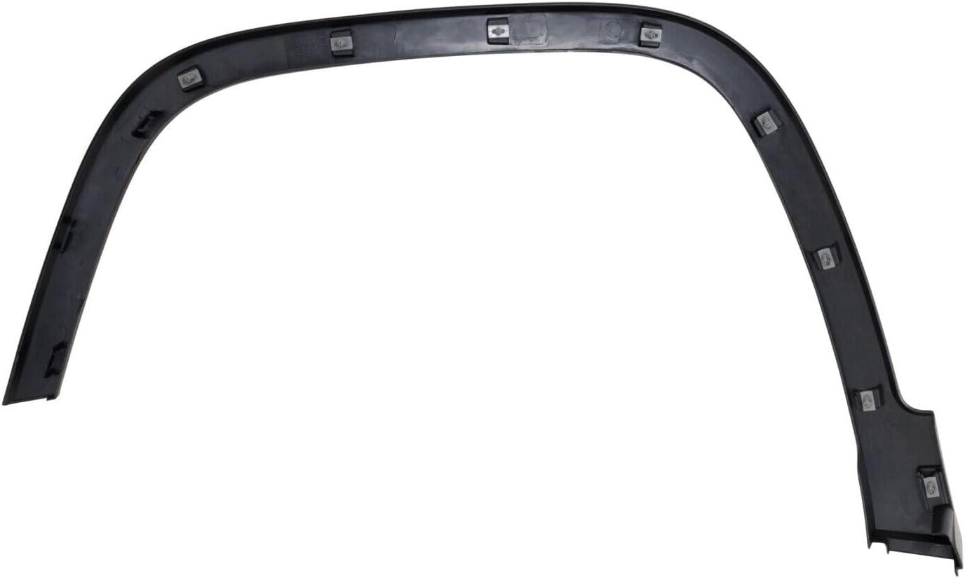 Front Fender Flare Textured Black Right Passenger Side Direct Replacement Compatible With 2014-2018 Jeep Cherokee CH1291111 68210314AE