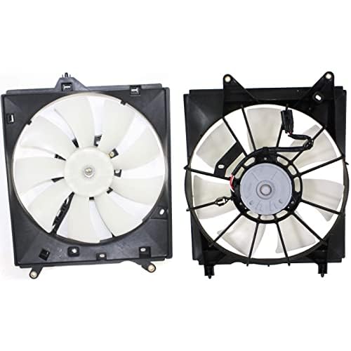 Front Radiator & A/C Condenser Cooling Fan Assembly Plastic Direct Replacement Compatible with 2000-2004 Toyota Avalon TO3115118 TO3113110 167110A080 167110A120-PFM