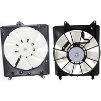 Front Radiator & A/C Condenser Cooling Fan Assembly Plastic Direct Replacement Compatible with 2000-2004 Toyota Avalon TO3115118 TO3113110 167110A080 167110A120-PFM