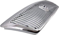 Front Grille Assembly Chrome Shell and Insert Plastic Without Emblem Direct Replacement Compatible With 2003-2005 Mercury Grand Marquis FO1200406 3W3Z8200AB