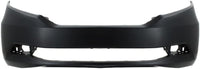 Front Bumper Cover Primed With Fog Light Holes Direct Replacement Compatible With 2011-2017 Honda Odyssey HO1000293 04711TK8A91ZZ