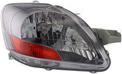 Set Of 2 Front Headlight Lens And Housing Right Passenger & Left Driver Side Direct Replacement Compatible With 2007-2011 Toyota Yaris TO2518120 TO2519120 8117052A80 8113052A90