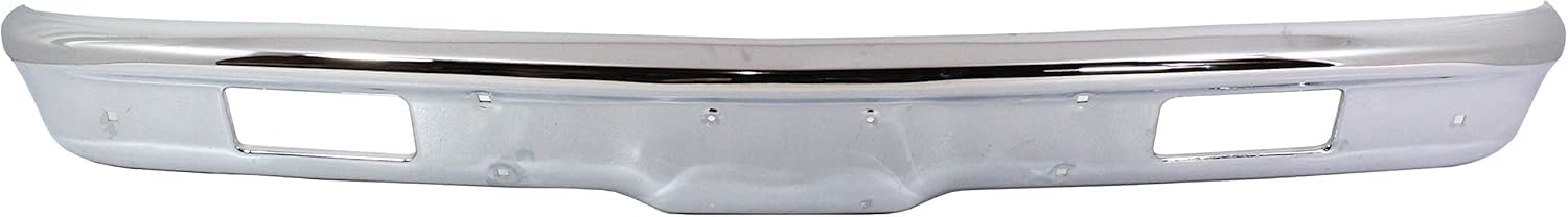 Front Bumper Chrome Steel Direct Replacement Compatible With 1971-1972 GMC/Chevrolet/Suburban C/K Series GM1002351 3990710