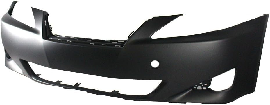 Front Bumper Cover Primed Without Washer Holes Direct Replacement Compatible With 2006-2008 Lexus IS250 / IS350 LX1000163 5211953925