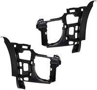 Set Of 2 Front Bumper Bracket Support Cover Left Driver & Right Passenger Side Direct Replacement Compatible With 2010-2014 Volkswagen GTI VW1043104 VW1042104 5K0807262 5K0807261