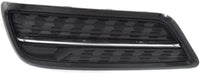 Set Of 2 Front Fog Light Cover Primed With Chrome Right Passenger & Left Driver Side Direct Replacement Compatible With 2014-2016 Acura MDX AC1039105 AC1038105 71102TZ5A00 71107TZ5A01
