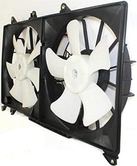 Front Dual Fan Shroud Assembly Plastic Direct Replacement Compatible With 2001-2005 Lexus IS300 LX3120100 1636346120-PFM