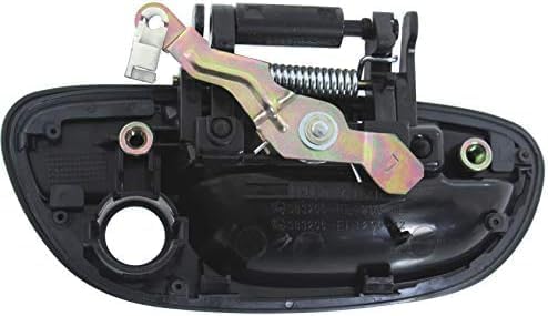 Front Exterior Door Handle Textured with Keyhole Left Driver Side Direct Replacement Compatible with 2005-2009 Subaru Legacy/Outback 61021AG03ANN