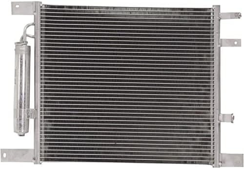 Front AC Condenser Aluminum Core Direct Replacement Compatible With 2012-2019 Nissan Versa / 2014-2019 Note NI3030169 921009EK0A