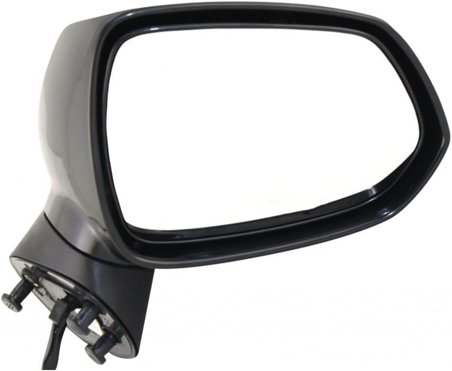Front Power Mirror Manual Folding Non-Heated Primed Right Passenger Side Direct Replacement Compatible With 2007-2008 Honda Fit HO1321235 76200SLNA01ZC