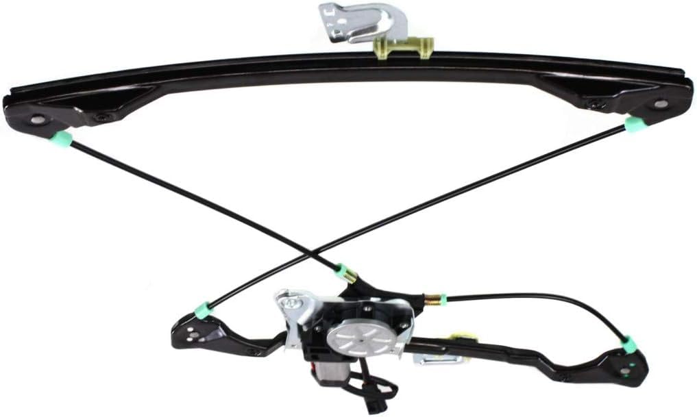Front Power Window Regulator with Motor Direct Replacement Compatible with 1999-2005 Pontiac Grand Am GM1351122 22702138