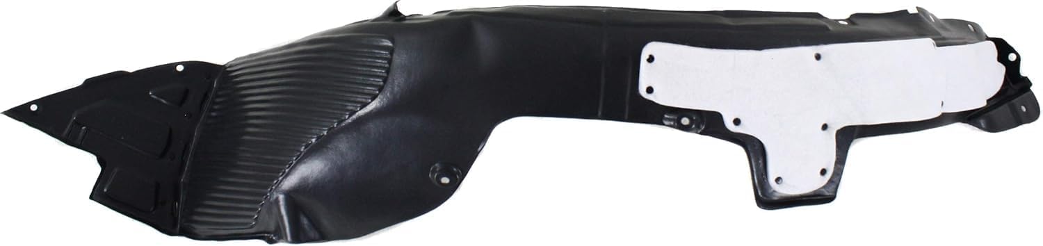 Front Fender Liner Right Passenger Side Direct Replacement Compatible With 2014-2016 Kia Forte / Forte5 KI1249122 86812A7000