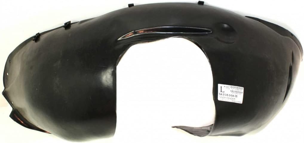 Front Fender Liner Left Driver Side Direct Replacement Compatible With 2004-2011 Volvo S40 / 2005-2011 V50 VO1250100 306781436