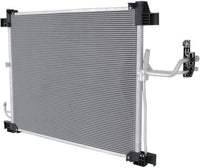 Front A/C Condenser Aluminum Core Direct Replacement Compatible With 2008-2012 Infiniti EX35 / 2009-2012 FX35 / 2009-2013 FX50 / 2014-2017 QX50 / QX70 IN3030161 921101BA0A