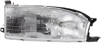 Front Headlights + Corner Lamps Assembly Right Passenger & Left Driver Side Direct Replacement Compatible With 1992-1994 Toyota Camry TO2502105 TO2503105 TO2521109 TO2520107