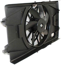 Front Radiator Cooling Fan Assembly Plastic Direct Replacement Compatible with 2003-2007 Saturn Ion GM3115177 15860809