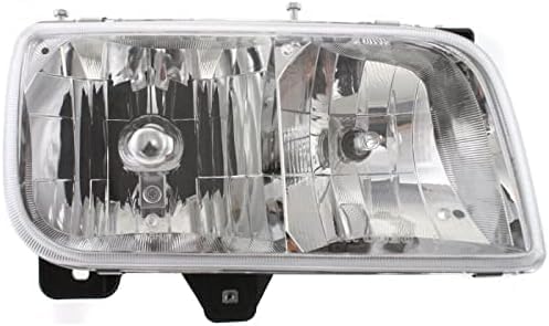 Front Head Light Assembly + Corner Lamp Left Driver & Right Passenger Side Direct Replacement Compatible With 1999-2000 Cadillac Escalade/GMC Yukon GM2502217 GM2503217 GM2521183