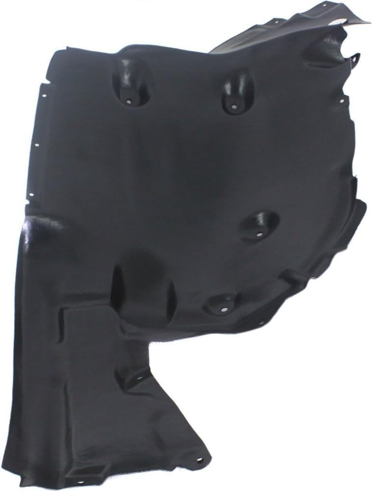 Front Fender Liner Rear Section Left Driver Side Direct Replacement Compatible With 2009-2015 BMW 7-Series BM1248115 51717185159