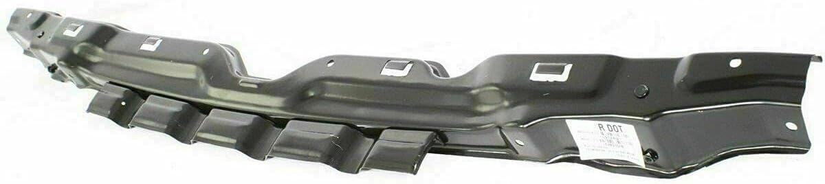 Front Bumper Textured + Reinforcement Steel + End Caps Chrome + Set Of 4 Bracket Left & Right Side Direct Replacement Compatible With 1998-2000 Toyota Tacoma TO1043104
