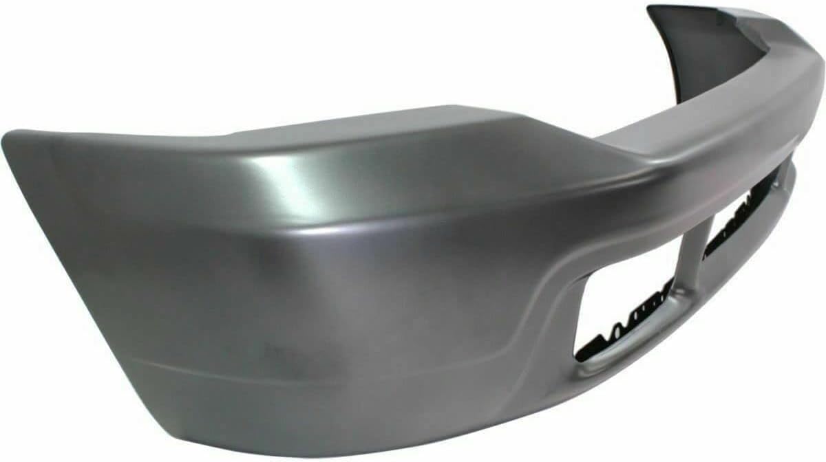 AUTOS PARTS PLUS Front Bumper Gray Without Holes For Lower Cover Direct Replacement Compatible With 1999-2004 Ford F- Series Super Duty FO1002354 FO1002365 F81Z17757AAA 3C3Z17757AAA
