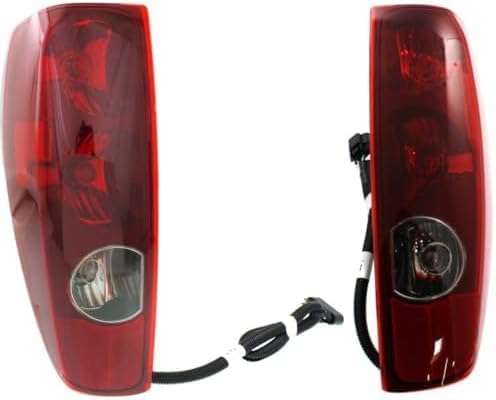 Set Of 2 Tail Light Assembly Right Passenger & Left Driver Side Direct Replacement Compatible With 2004-2012 Chevrolet Colorado/GMC Canyon GM2801164 GM2800164 20825942 19417443
